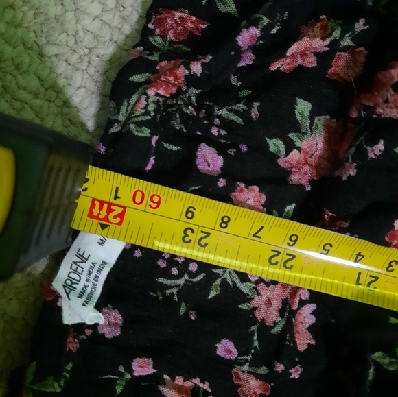 Floral off the shoulder strapless Ardene dress womens medium - Picture 6 of 6